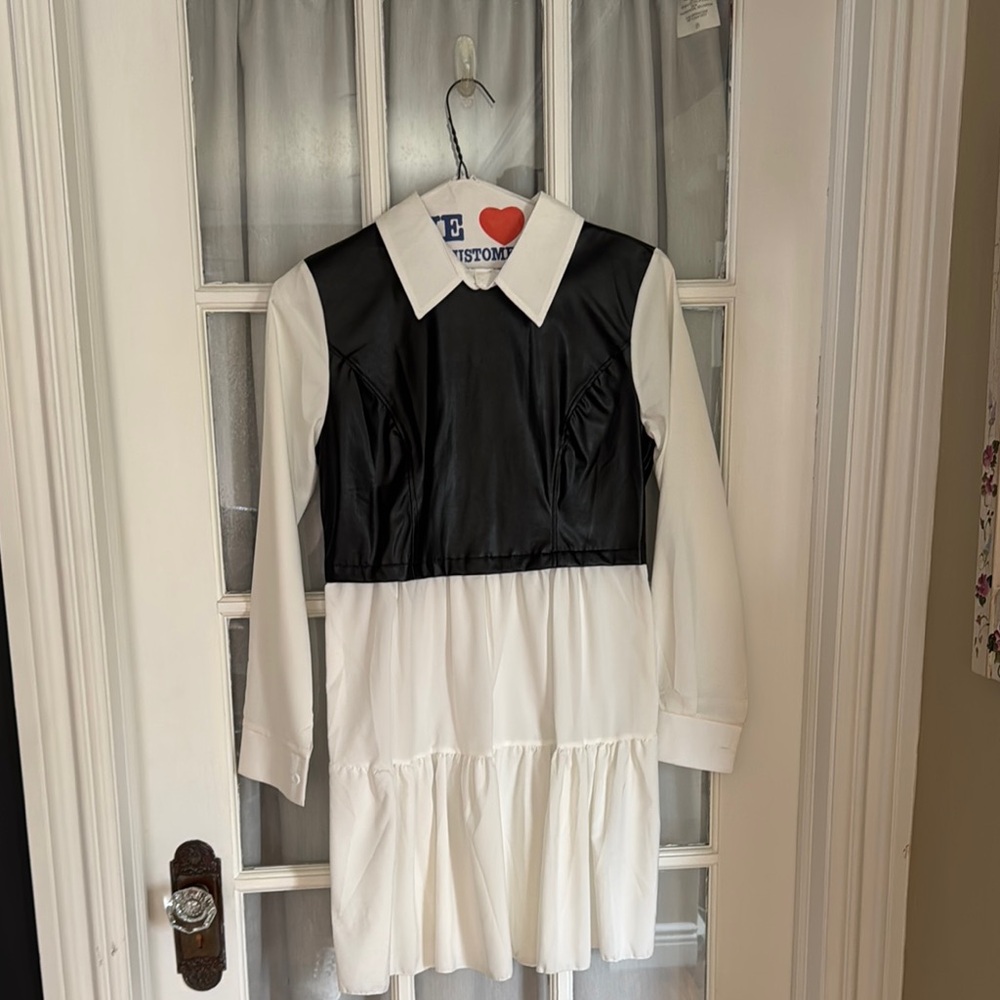 Stylish Black and White Kids Dress